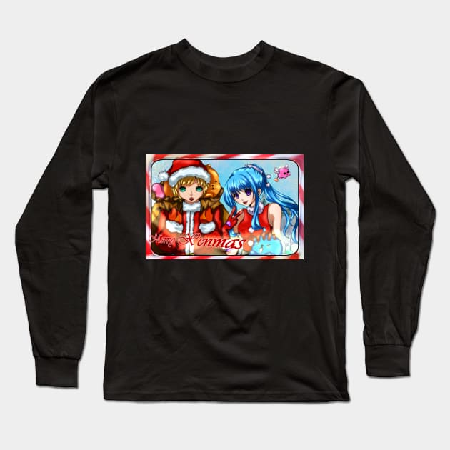 Merry XenMas Long Sleeve T-Shirt by LinYue